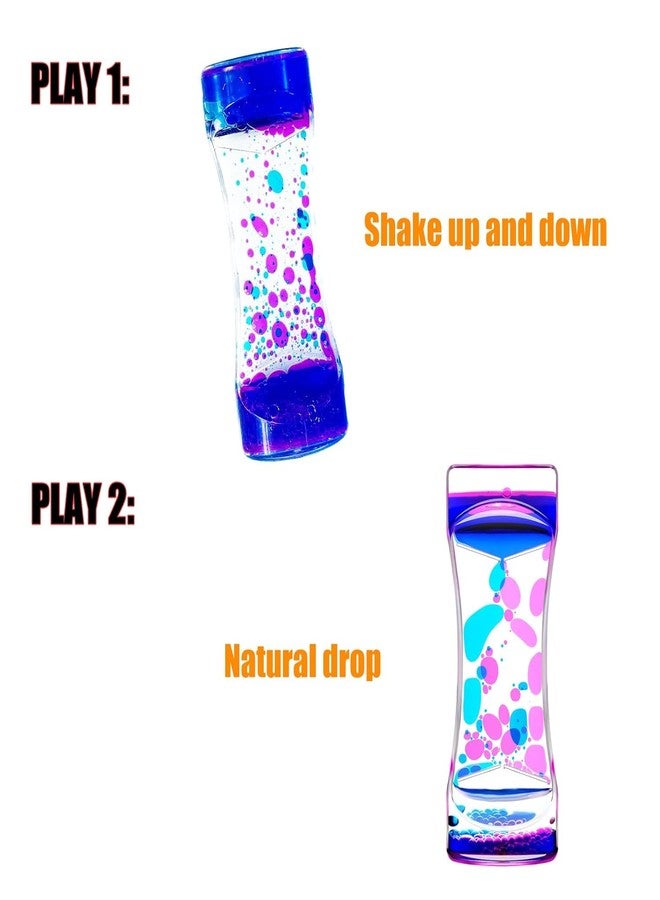 Orbica Liquid Motion Bubbler - Sensory Fidget Toy for Kids & Adults | Calming Colorful Liquid Hourglass for ADHD, Anxiety, Autism | Relaxing Office Desk Decor & Stress Relief Toy (1Pcs) - Image 3